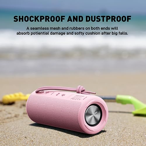 MIATONE Boombox Outdoor Portable Waterproof Wireless Bluetooth Speaker