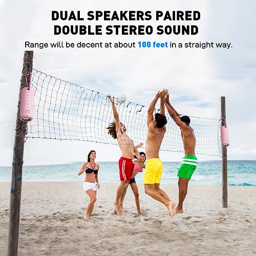 MIATONE Boombox Outdoor Portable Waterproof Wireless Bluetooth Speaker