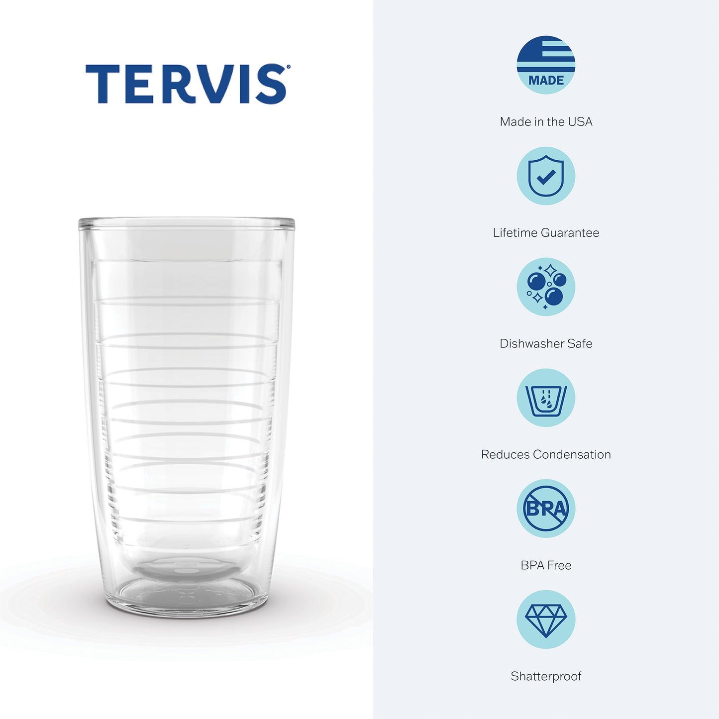 Tervis Only Good Vibes Floral Double Walled Insulated Tumbler 16oz