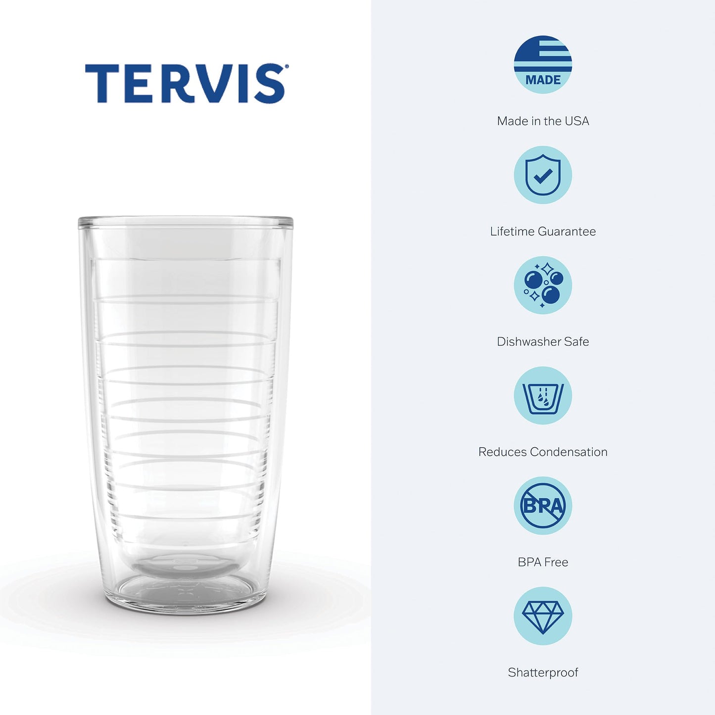 Tervis Painted White Daises Insulated Tumbler with Lid, 16 oz