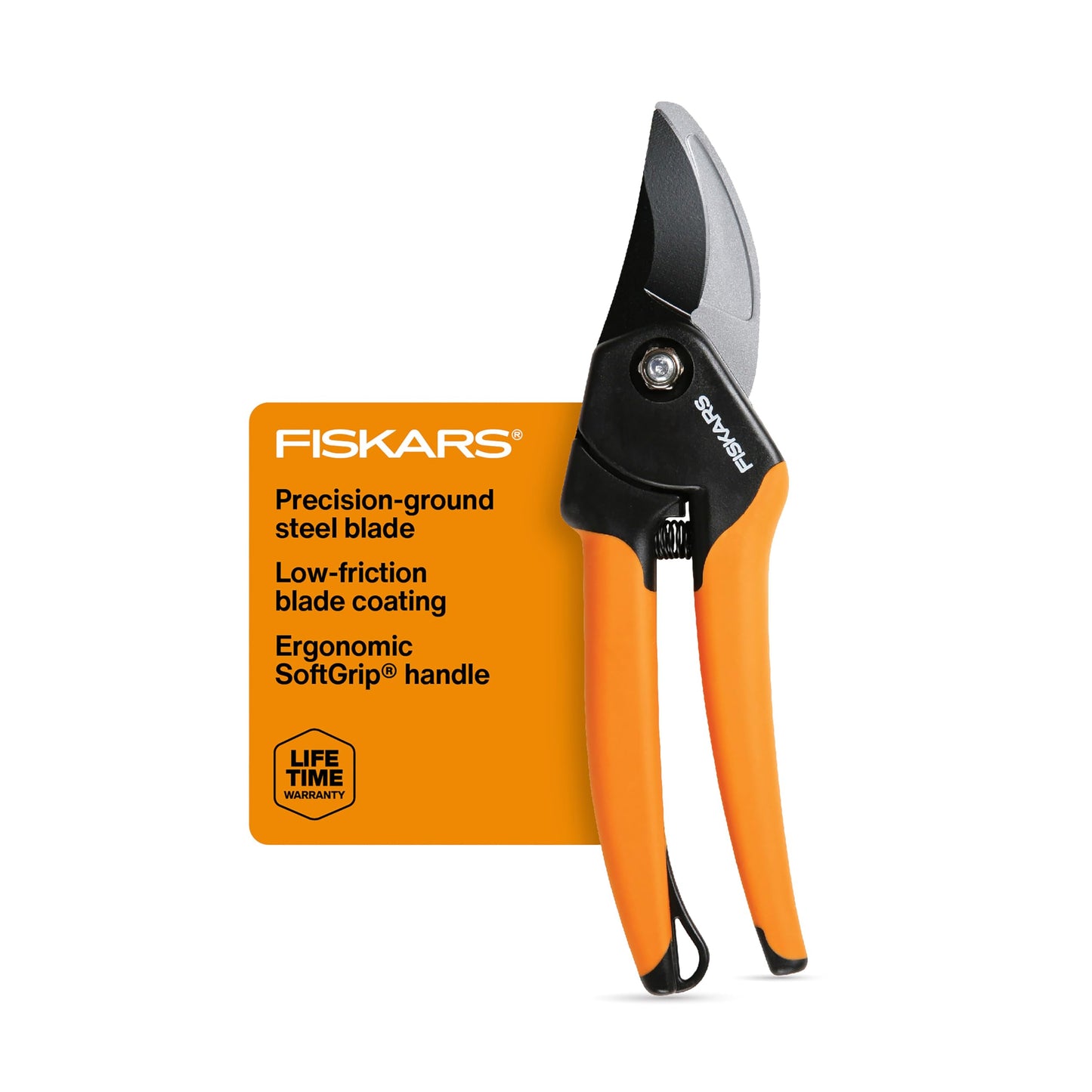 Fiskars Bypass SoftGrip Hand Pruner for Small Hands