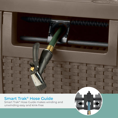 Suncast Hose Reel with Smart Trak Hose Guide, Durable Resin Construction, 225' Hose Capacity