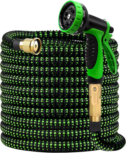 100FT Expandable Garden Hose - with 10-Function Spray Nozzle