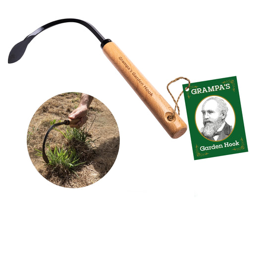 Grampa's Garden Hook - Weed Puller Tool & Gardening Hand Cultivator